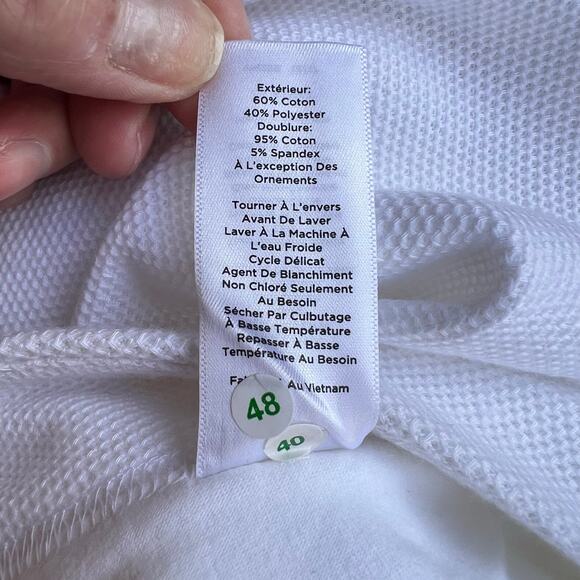 Talbots Skort Small White Pockets Tenniscore Golf Activewear Casual Athleisure - Picture 8 of 9